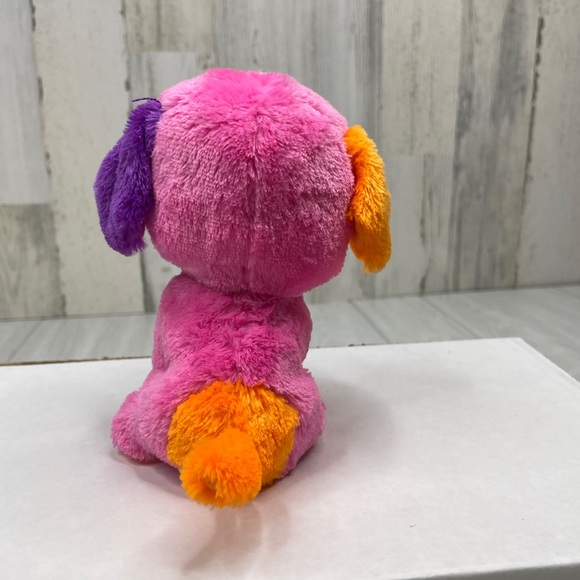 Ty Beanie Boos Austin Pink Dog Plushie Toy - Picture 3 of 4
